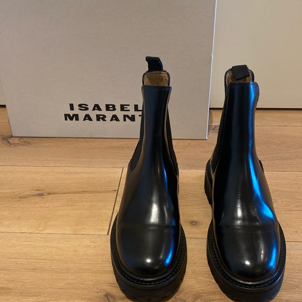 Isabel Marant Castay Chelsea Boots - Size 39